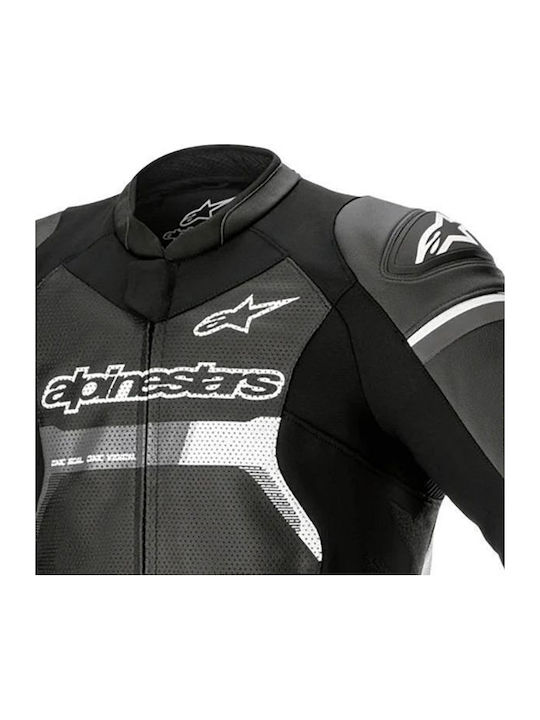 Alpinestars GP Force Airflow Bărbătesc Geacă de motocicletă De piele 4 Sezoane Negru