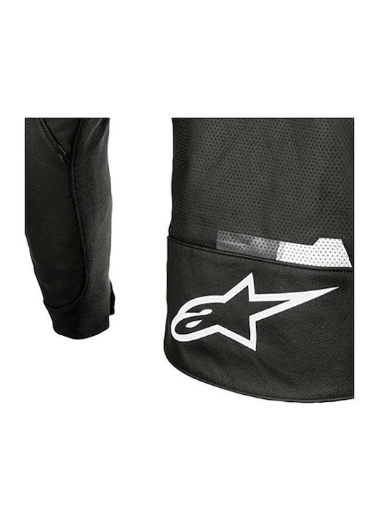 Alpinestars GP Force Airflow Bărbătesc Geacă de motocicletă De piele 4 Sezoane Negru
