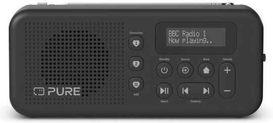 Pure Elan Move Настолно Радио с Мрежово Захранване DAB+ с Bluetooth Черен