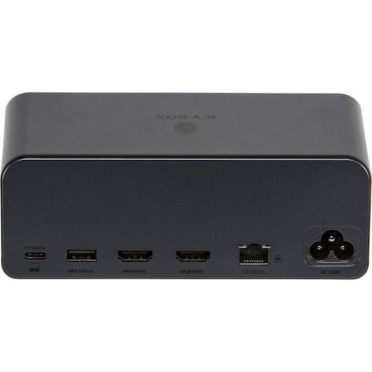 Icy Box Docking Station With PD Black (IB-DK2300-CH)