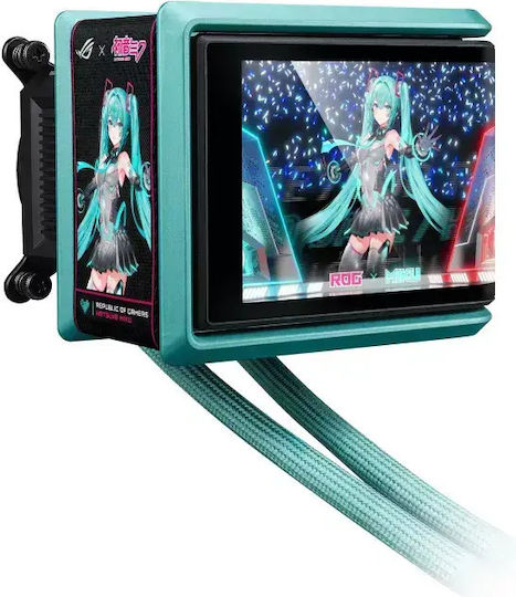 Asus ROG Ryuo IV 360 ARGB Hatsune Miku Edition Υδρόψυξη AIO CPU με 3 Ανεμιστήρες 120mm