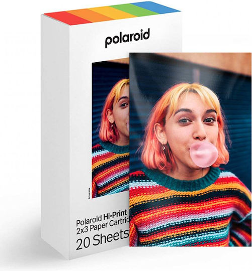 Polaroid Hi-Print Gen 2 Photo Paper Instant 2x3 for Thermal Sublimation/Transfer Printers / Inkjet 20 Sheets