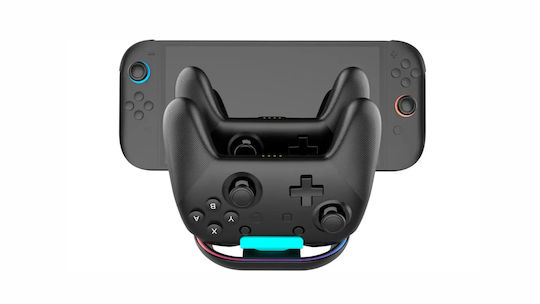 Nacon Βάση για 2 χειριστήρια Switch 2 Μαύρη NA029086
