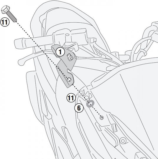 Givi Vizieră colorată motocicletă D1163kit pentru Honda PCX 125 721129D