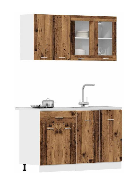 Küchenschrank Spüle Alt Holz 80x31x60cm