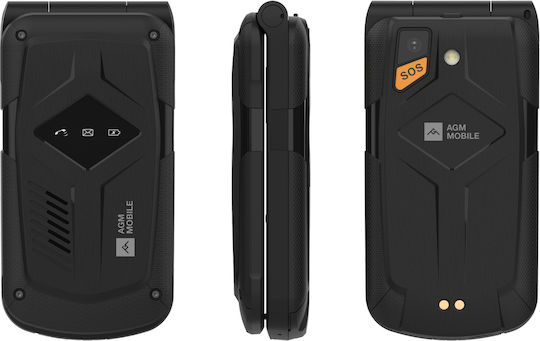 AGM M10 Dual SIM Κινητό με Μεγάλα Κουμπιά Μαύρο