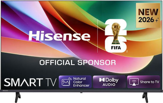 Hisense Smart TV 40" Full HD LED A49S HDR (2026) 40A49S