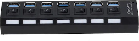 Treqa Hub 7 Θυρών USB 3.0 με σύνδεση USB-A