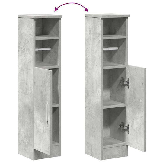 vidaXL Стенна Баня Колона 20.5x22x90см Сива