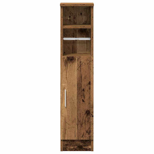 vidaXL Στήλη Μπάνιου Τοίχου Μ20.5xΒ22xΥ90cm Καφέ