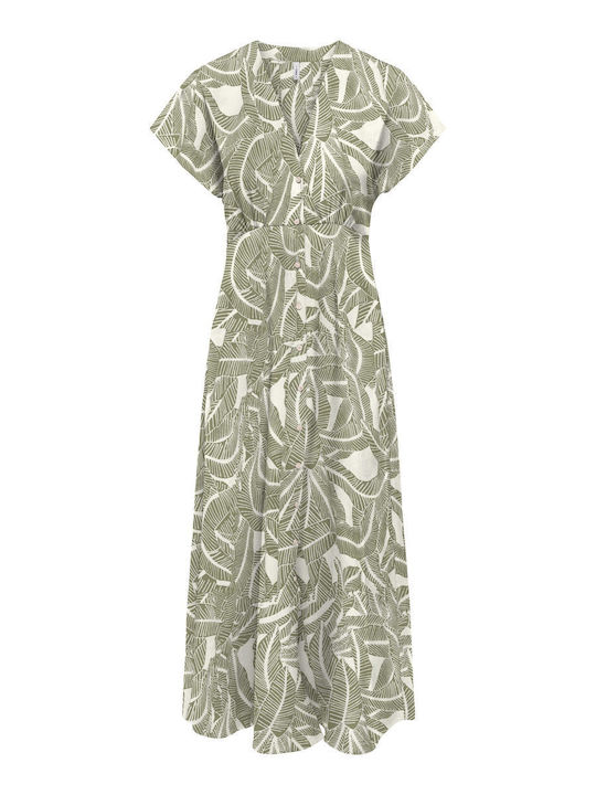 Summer Midi Dress Beige