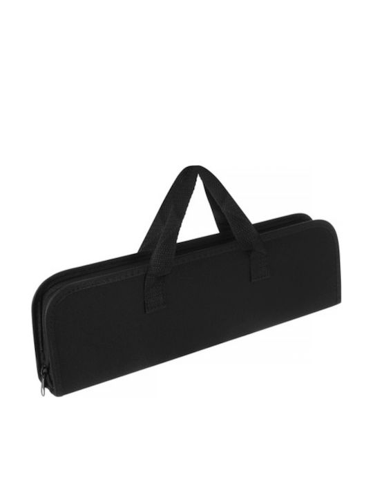 Set 6 Unelte Pentru Grătar Zola Pensetă Spatulă Cuțit Furculiță Cuțit Perie Oțel Inoxidabil Geantă Depozitare