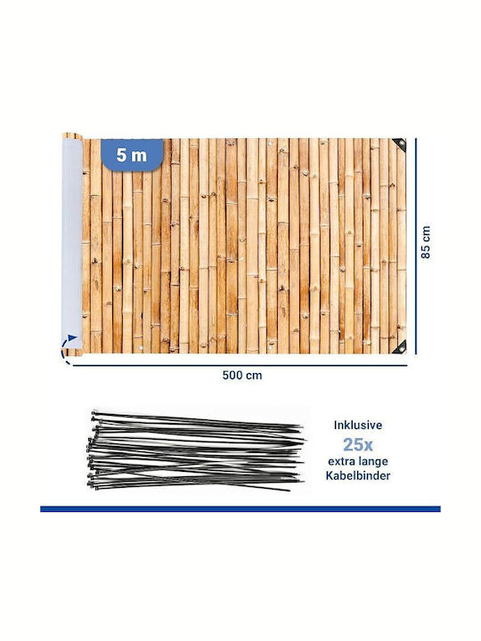 Maximex Bamboo Fencing with Whole Bamboo Cane
