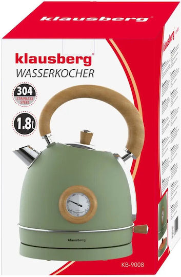 Klausberg Βραστήρας 1.8lt 2200W Πράσινος