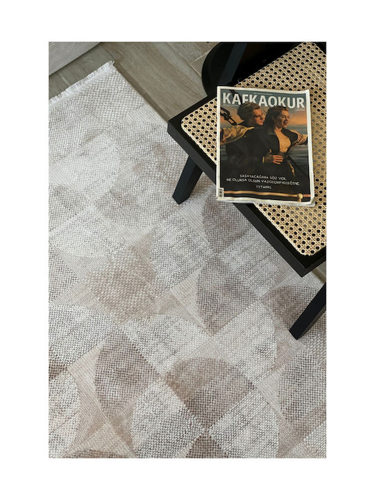 SteweHome Χαλί Ορθογώνιο Μπεζ 80x100cm