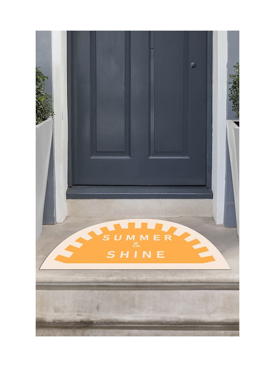 SteweHome Non-Slip Yellow Entrance Doormat 60x40cm