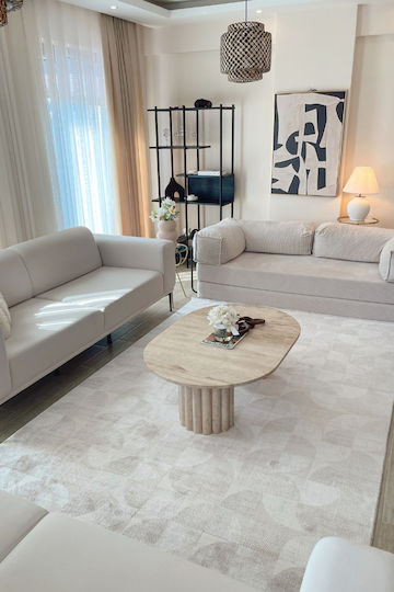 SteweHome Χαλί Ορθογώνιο Μπεζ 120x150cm