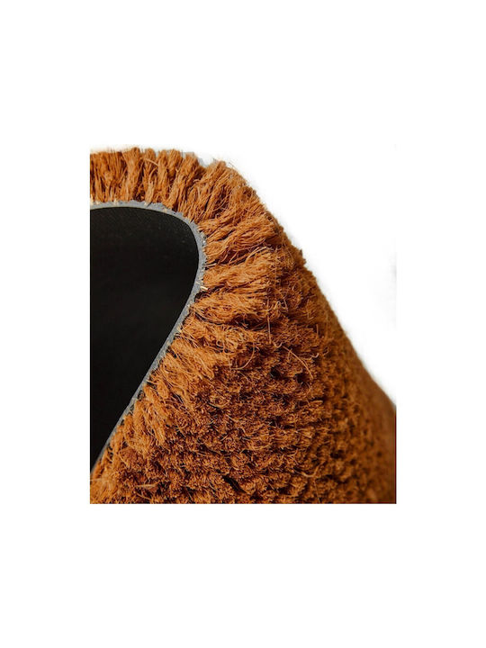 SteweHome SteweHome Entrance Mat Coconut Tree Non-Slip Brown 60x40cm
