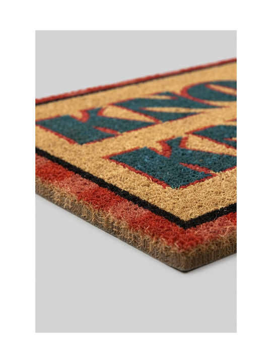 SteweHome SteweHome Entrance Mat Coconut Tree Non-Slip Brown 60x40cm