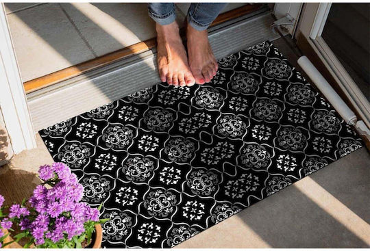 SteweHome Non-Slip Orange Entry Doormat 70x45cm