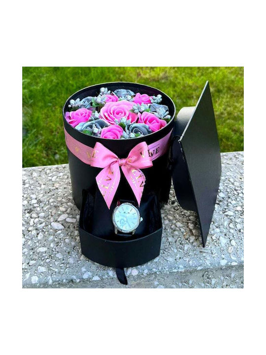 Set Absolvire Award Ceremony Graduation Cap Floral Arrangement Matteo Clock