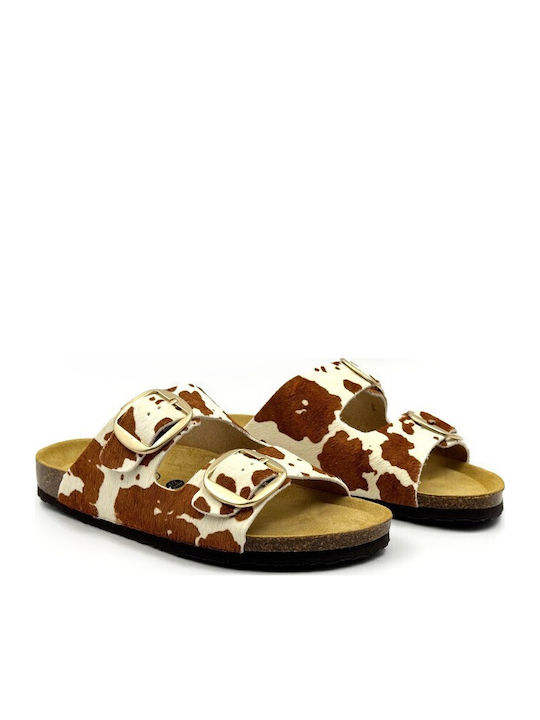 Sandale Damă Animal Print Cuero