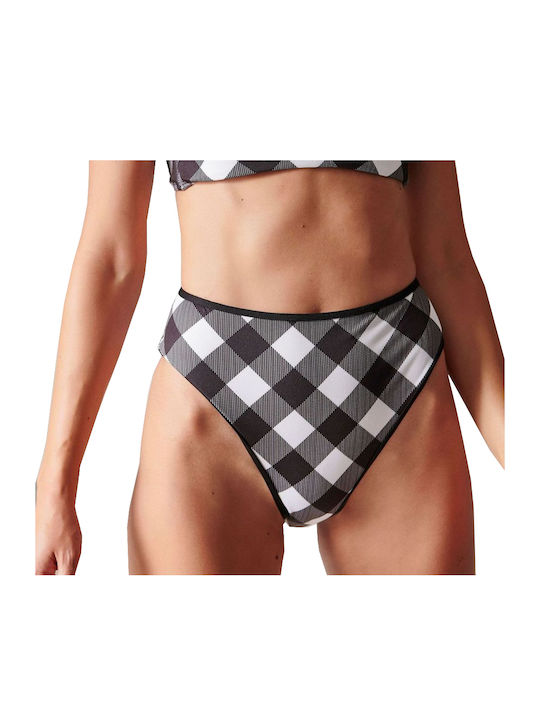 Bikini Slip Ψηλόμεσο Μαύρο