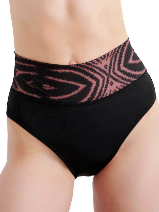 Bikini Slip High Waist Black
