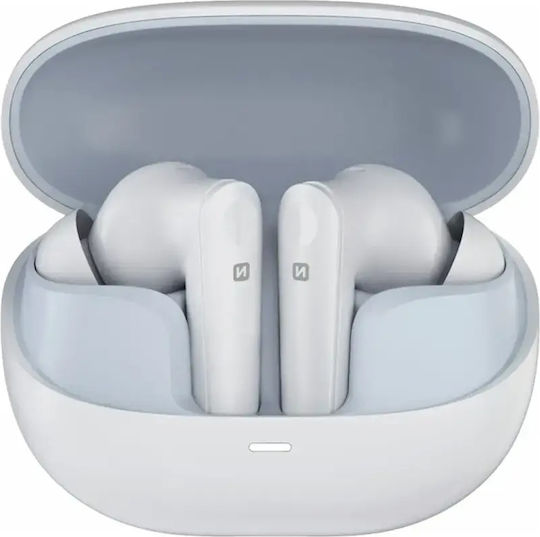 Swissten ANC Focus In-Ear Bluetooth-Freisprecheinrichtung Kopfhörer mit Ladeetui Weiß