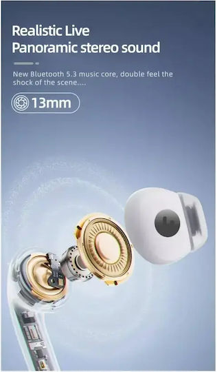 Swissten ANC Focus In-Ear Bluetooth-Freisprecheinrichtung Kopfhörer mit Ladeetui Weiß