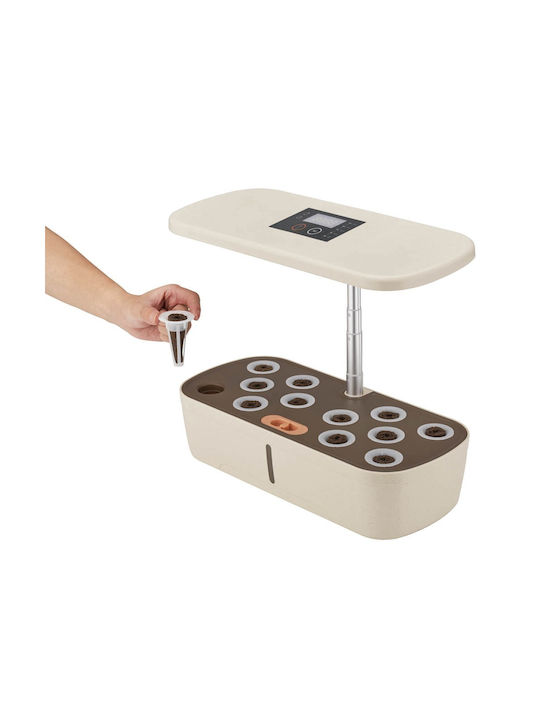 Brateck Flower Pot Beige 39.5x18x16.7cm