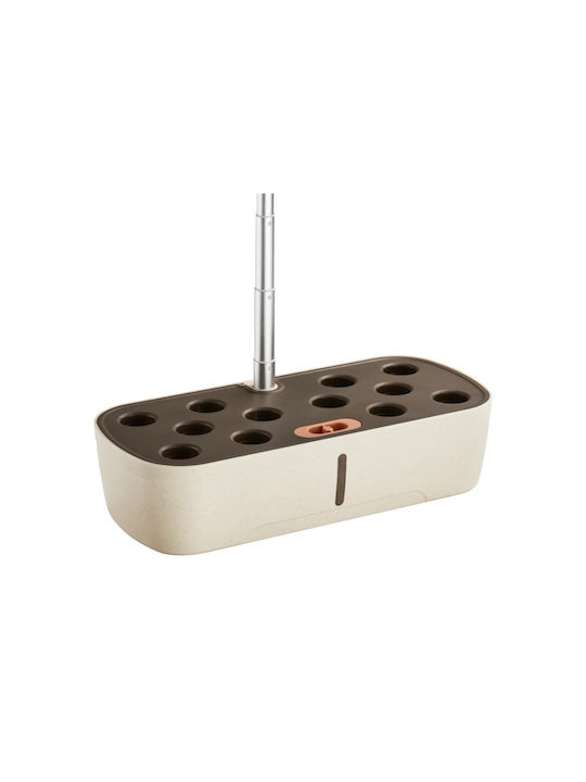 Brateck Flower Pot Beige 39.5x18x16.7cm