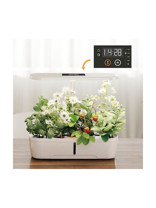 Brateck Flower Pot Beige 39.5x18x16.7cm