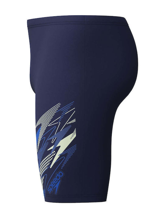 Speedo Medley Logo Ανδρικό Αγωνιστικό Jammer Μαγιό Κολύμβησης Μπλε