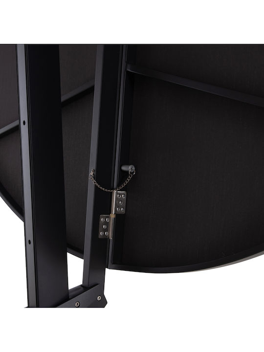 Professioneller Hängender Rundschirm aus Aluminium Cannopy Cannopy Grau Φ2,665xΥ2,66m