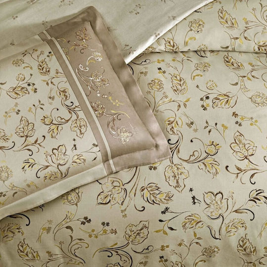Tac Σετ Διπλή 200x220cm Beige