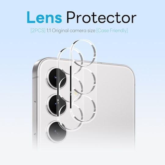 Northjo 5 In 1 Protection Set Back Cover Plastic Purple Galaxy S24