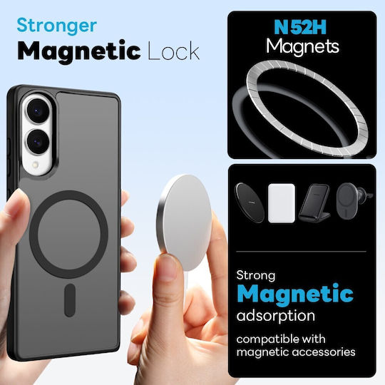 Northjo 5 In 1 Protection Set Back Cover Plastic Black Galaxy S25 Edge