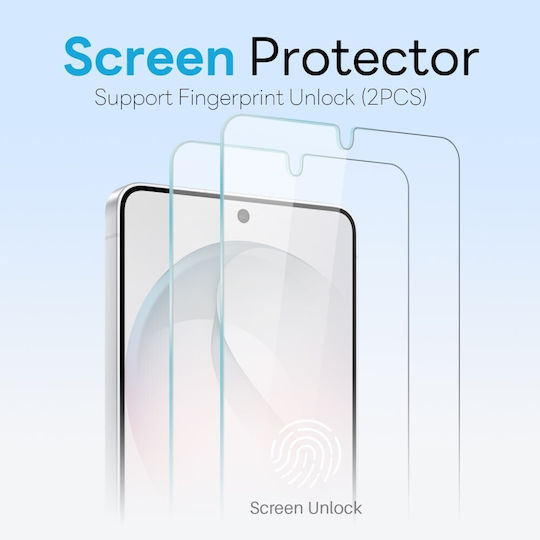 Northjo 5 In 1 Protection Set Back Cover Plastic Blue Galaxy S25 Edge