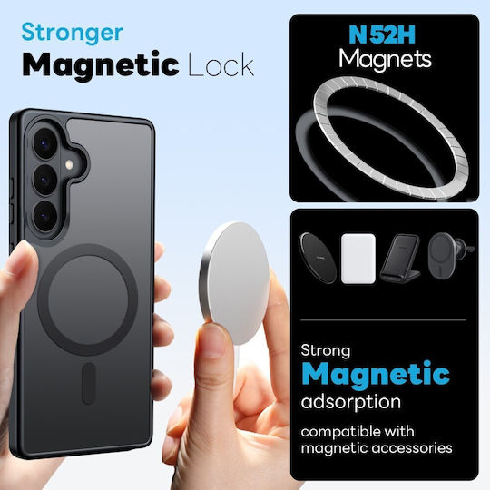 Northjo 5 In 1 Protection Set Back Cover Plastic Black Galaxy S26