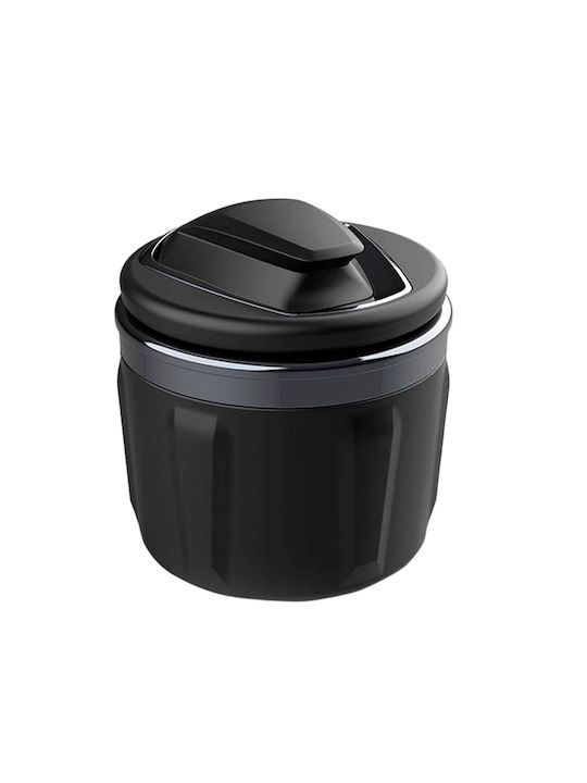 Avizar Car Ashtray Waterproof Lid Compact Corrosion-resistant Interior Black Avizar Car Ashtray Waterproof Lid Compact Corrosion-resistant Interior Black