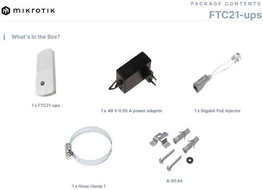 MikroTik FTC21-ups Medienkonverter 1Stück