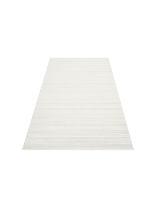SteweHome Αντιολισθητικό Χαλί Ορθογώνιο Λευκό 100x300cm