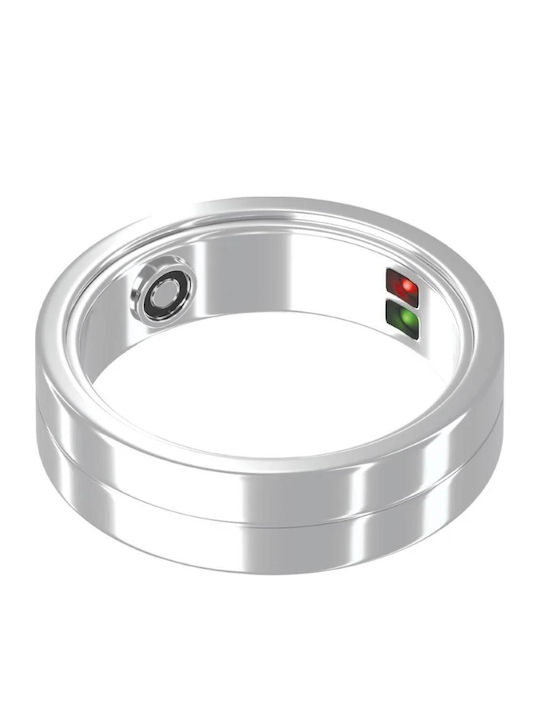 MaxCom MRing MR100 22mm Αδιάβροχο με Παλμογράφο Ασημί