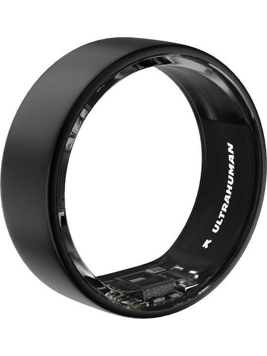 Ultrahuman Air Intelligente Ringe 20.6mm Wasserdicht mit Herzfrequenzsensor Mattes Grau
