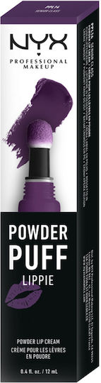 NYX Professional Makeup Powder Puff Lippie Powder Lip Cream Υγρό Κραγιόν 14 Senior Class 12ml