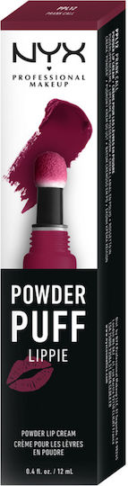 NYX Professional Makeup Powder Puff Lippie Powder Lip Cream Υγρό Κραγιόν 12 Prank Call 12ml