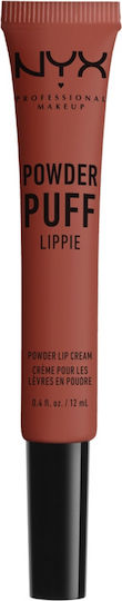 NYX Professional Makeup Powder Puff Lippie Powder Lip Cream Υγρό Κραγιόν 13 Teachers Pet 12ml