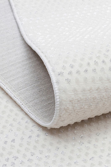 SteweHome Non-Slip White Runner Rug 80x300cm