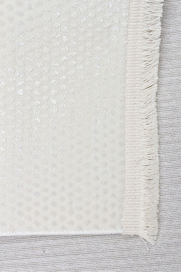 SteweHome Non-Slip White Runner Rug 80x300cm